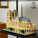 Affiche Notre Dame Paris Lego Architecture Réunion