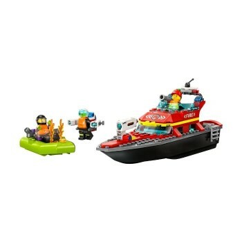 Photo présentation Bateau de sauvetage pompiers Lego City Jouets Réunion