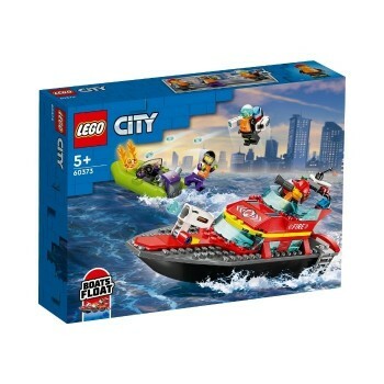 Bateau de sauvetage pompiers Lego City Jouets Réunion