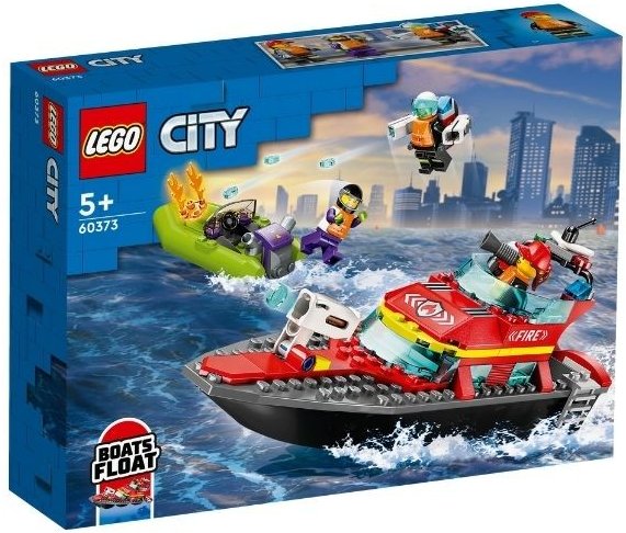 Bateau de sauvetage pompiers Lego City Jouets Réunion