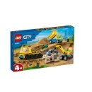 Camion de chantier et Grue Lego City Réunion