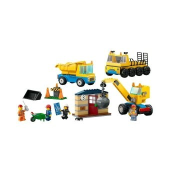 Visuel photo présentation Camion de chantier et Grue Lego City Réunion