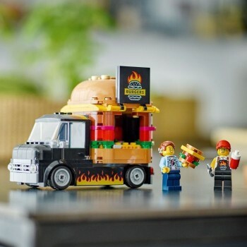 Photo Food truck burgers Lego City Réunion