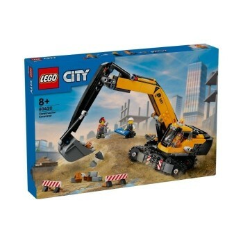 Pelleteuse de chantier jaune Lego City Réunion