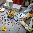 Assemblage Pelleteuse de chantier jaune Lego City Réunion