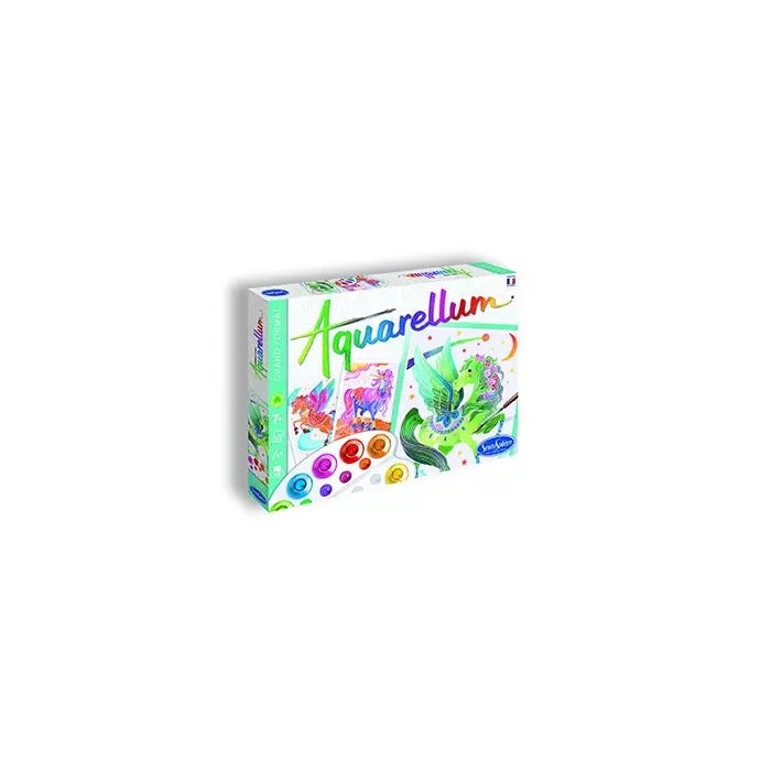 AQUARELLUM LICORNES ET PEGASES