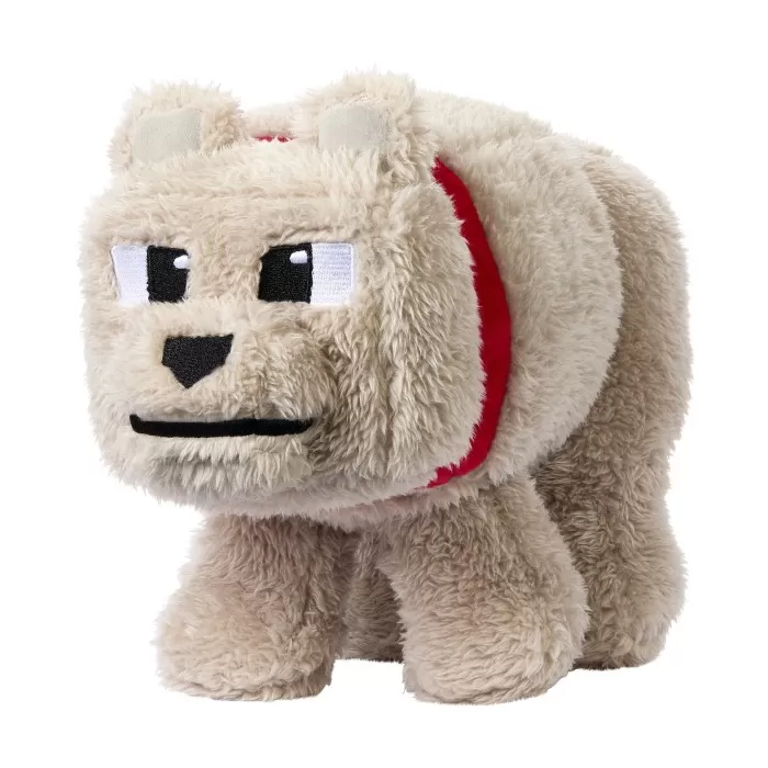 PELUCHE MINECRAFT LE LOUP 20CM
