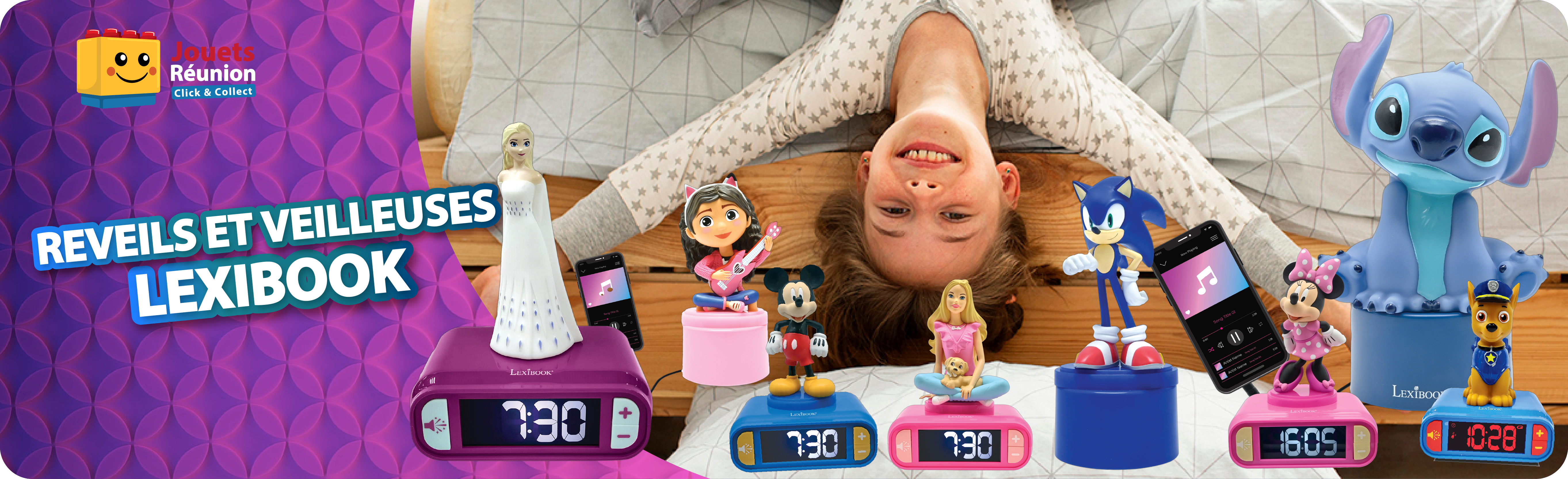 Réveil et veilleuse Lexibook